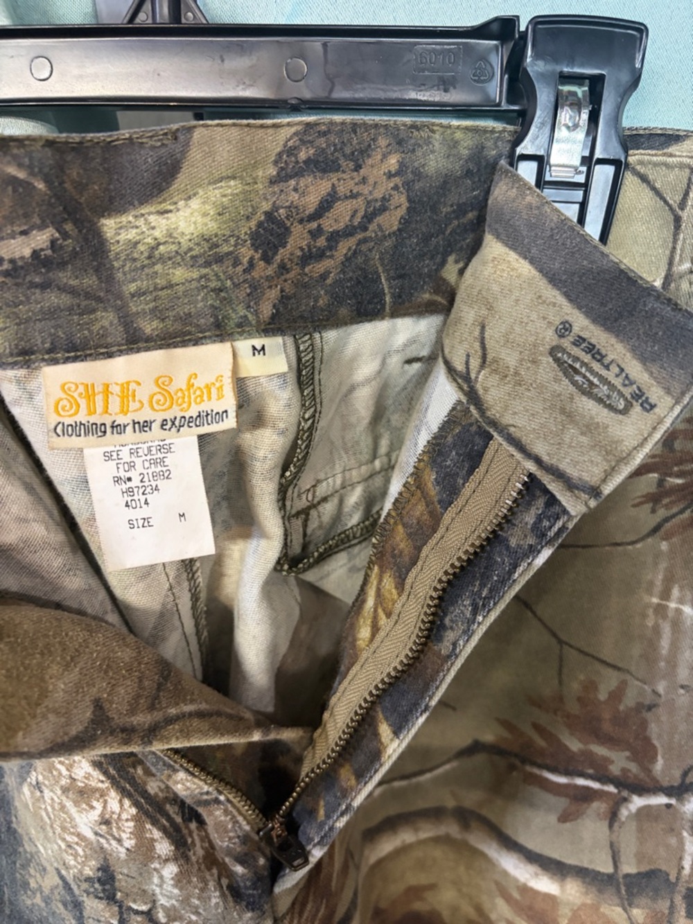 SHE Safari Wood Camo Cargo Pants Ladies Sz M - Picture 6 of 8